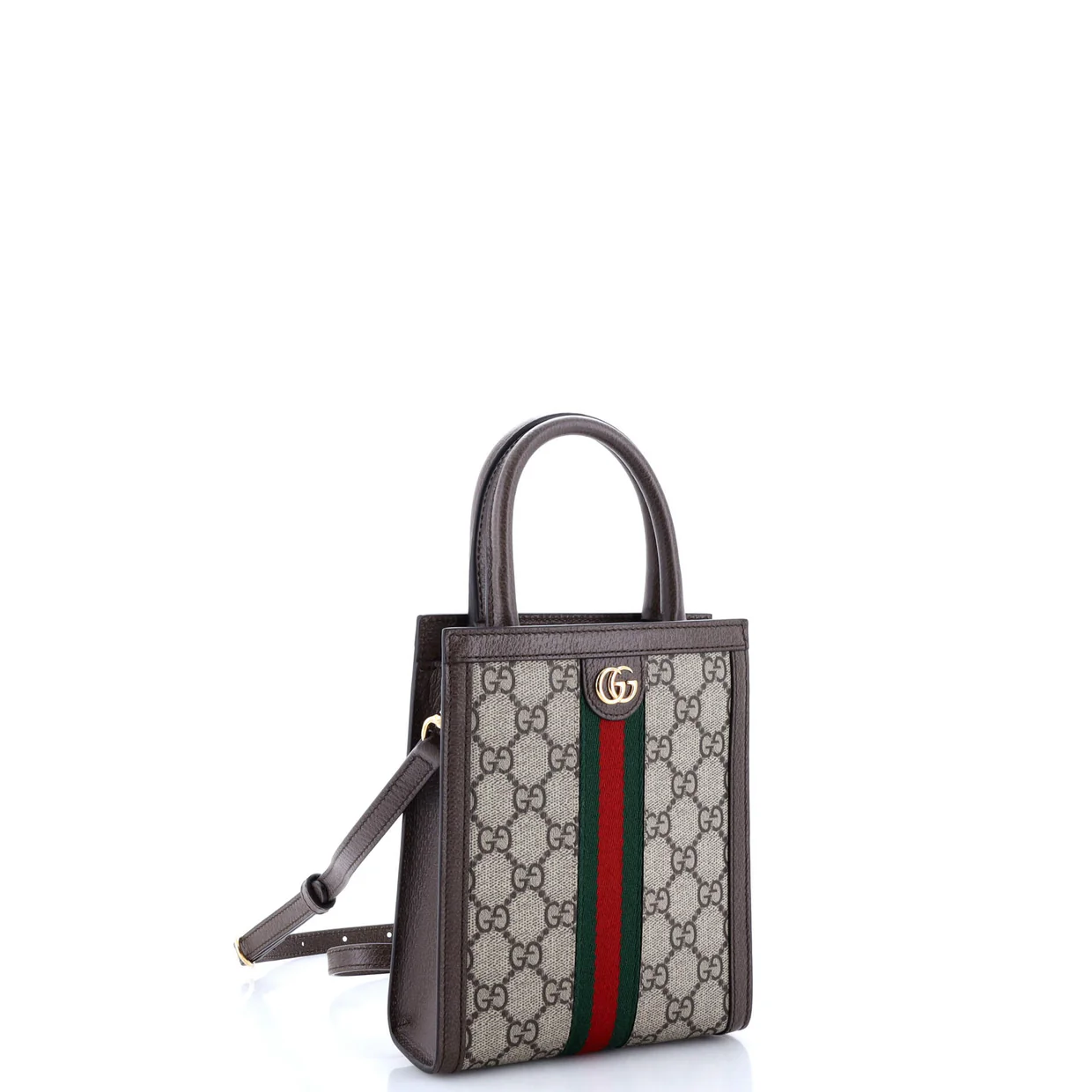 Ophidia Convertible Tote GG Coated Canvas Super Mini - Deep Luxury