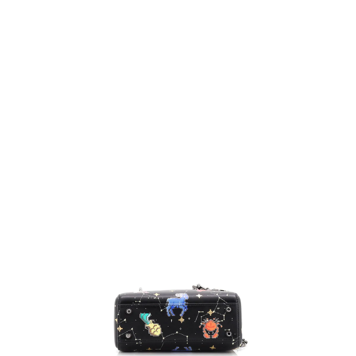 Lady Dior Bag Limited Edition Pixel Zodiac Printed Calfskin Mini - Deep Luxury