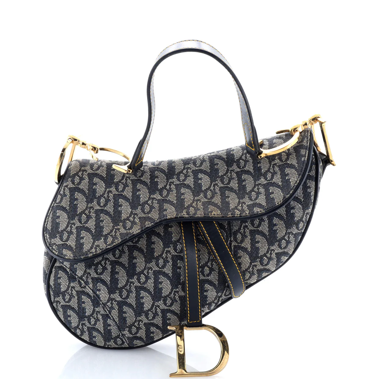 Vintage Saddle Bag Diorissimo Canvas Medium - Deep Luxury