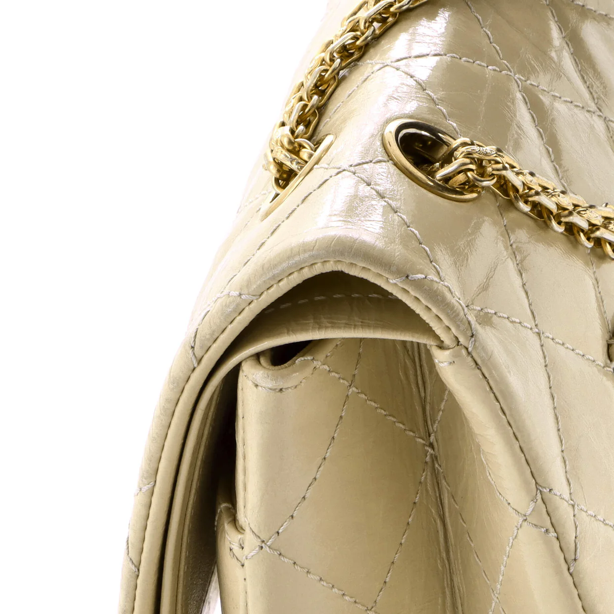 Reissue 2.55 Flap Bag Quilted Aged Calfskin 228 - Deep Luxury