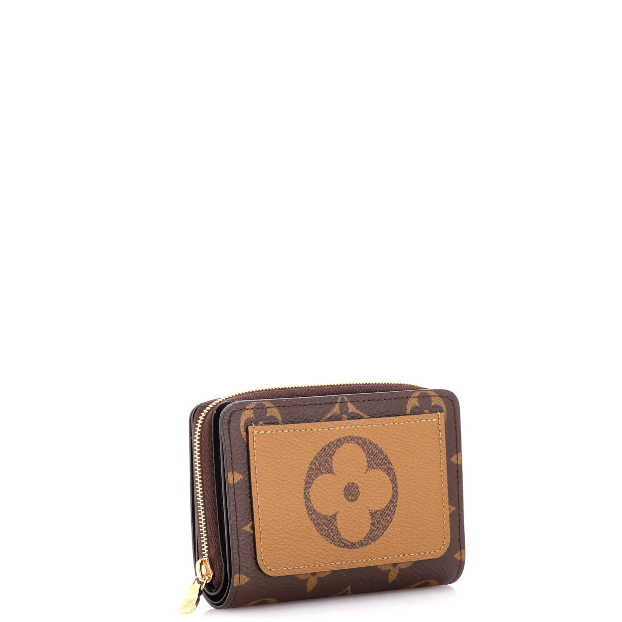 Lou Wallet Reverse Monogram Canvas - Deep Luxury