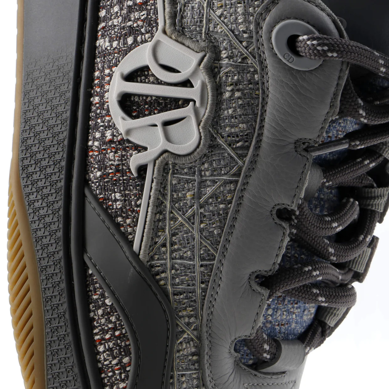 Men's B9S Skater Sneakers Cannage Quilt Tweed - Deep Luxury