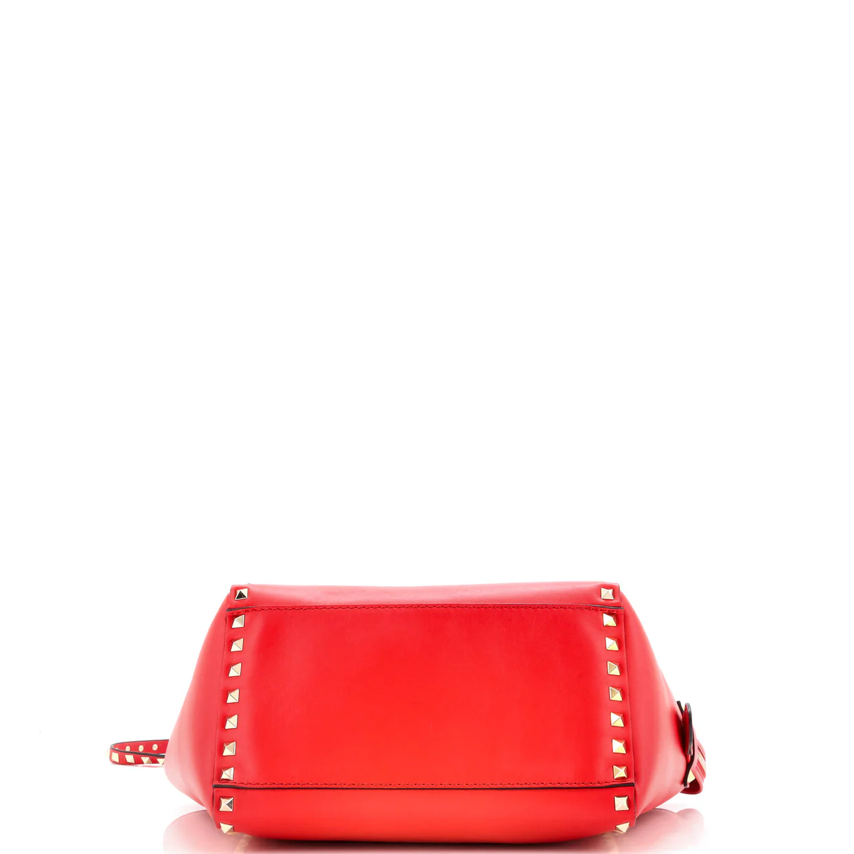 Rockstud Tote Rigid Leather Small - Deep Luxury