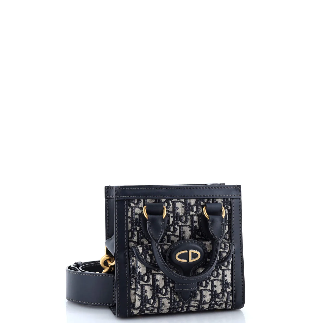 Pocket Tote Bag Oblique Canvas Mini - Deep Luxury