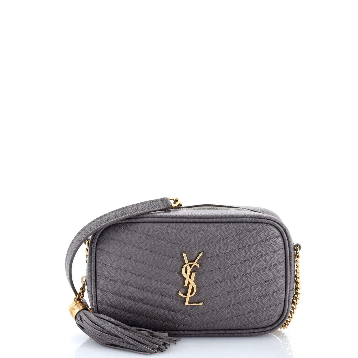 Lou Camera Bag Matelasse Chevron Leather Mini - Deep Luxury