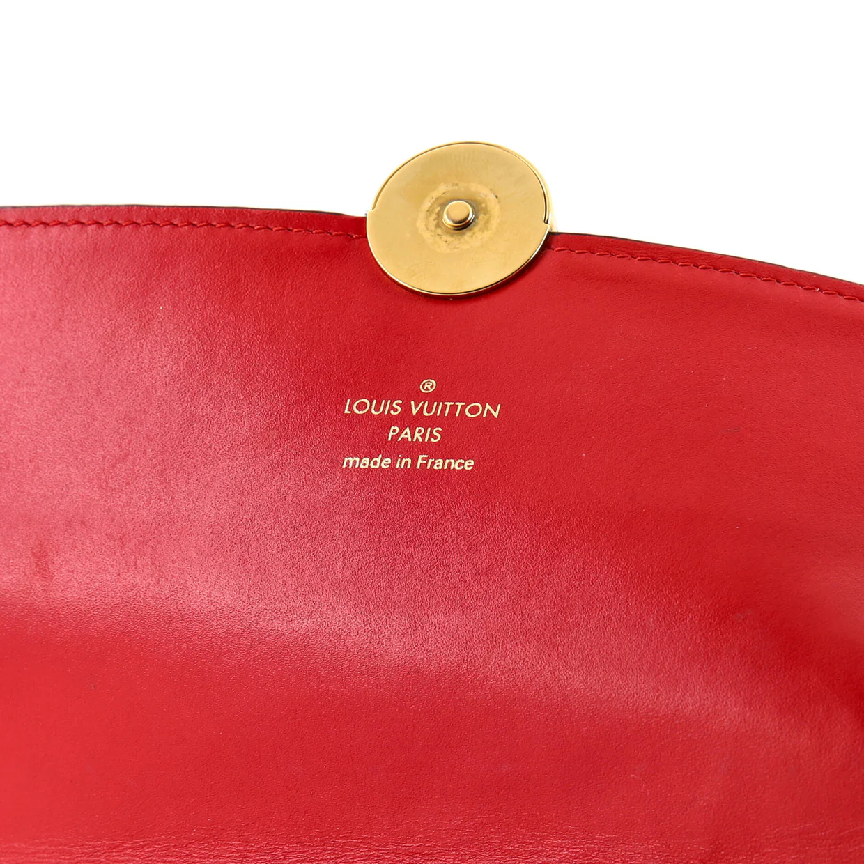 Flore Chain Wallet Damier and Monogram Patchwork Denim - Deep Luxury