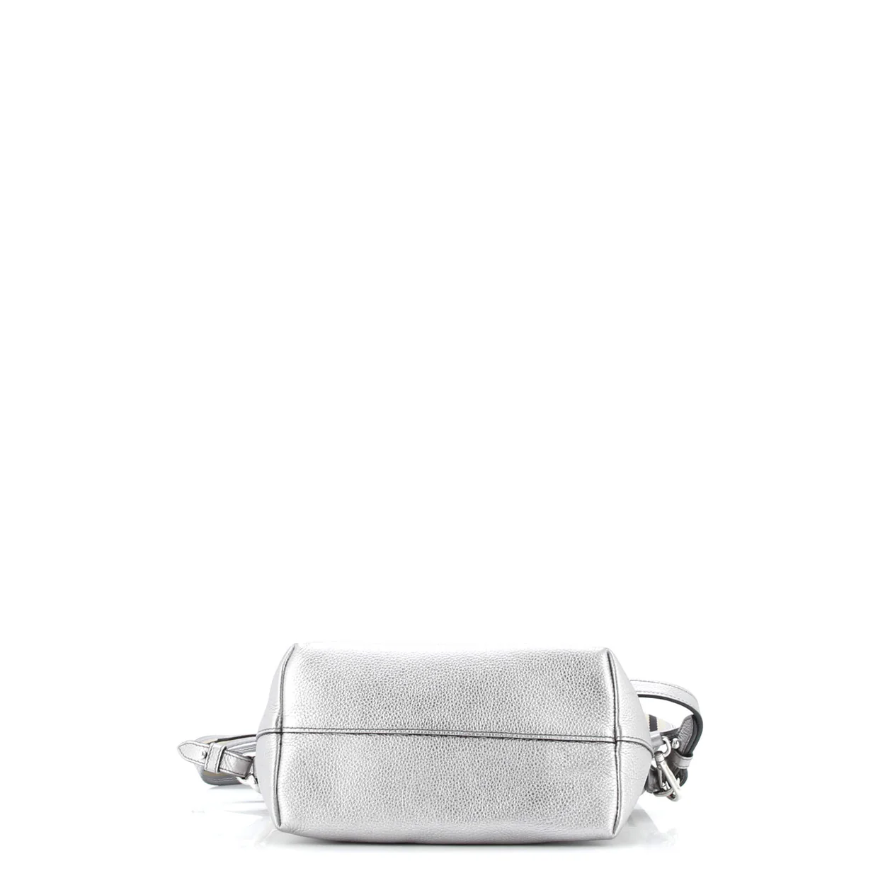 Dual Strap Zip Tote Vitello Daino Small - Deep Luxury