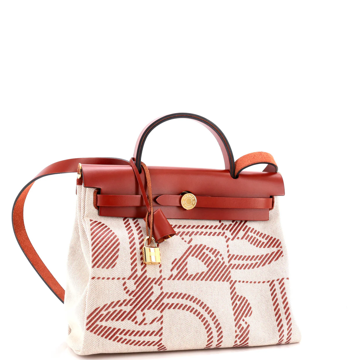 Herbag Zip Relief Brides de Gala Toile and Leather 31 - Deep Luxury