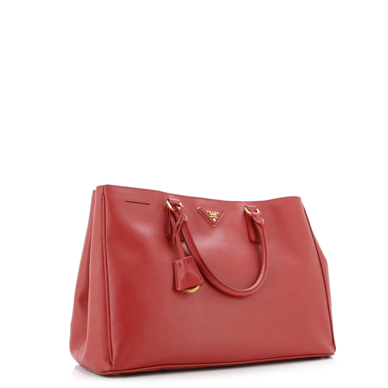 Lux Open Tote Saffiano Leather Large - Deep Luxury