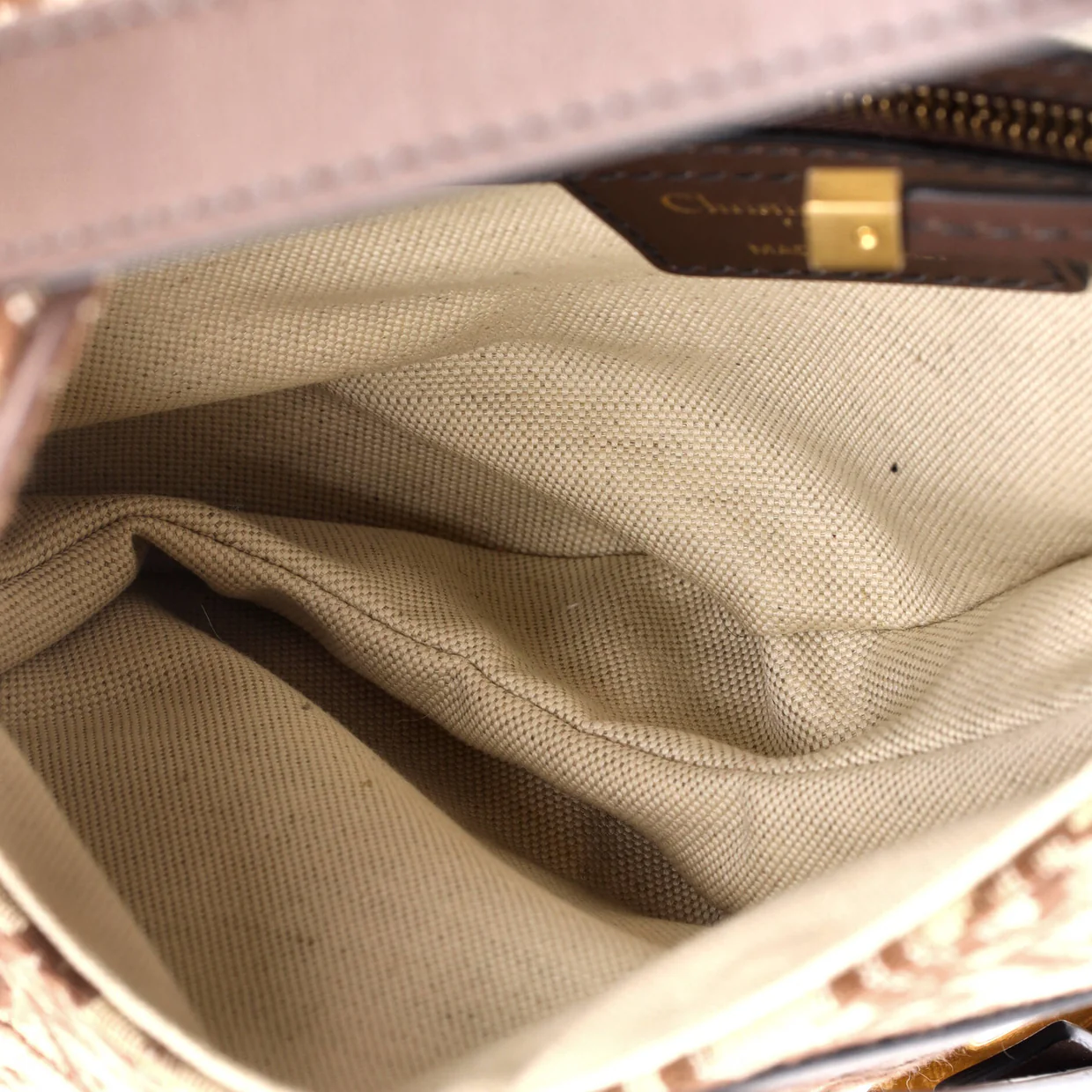 Saddle Handbag Oblique Canvas Medium - Deep Luxury
