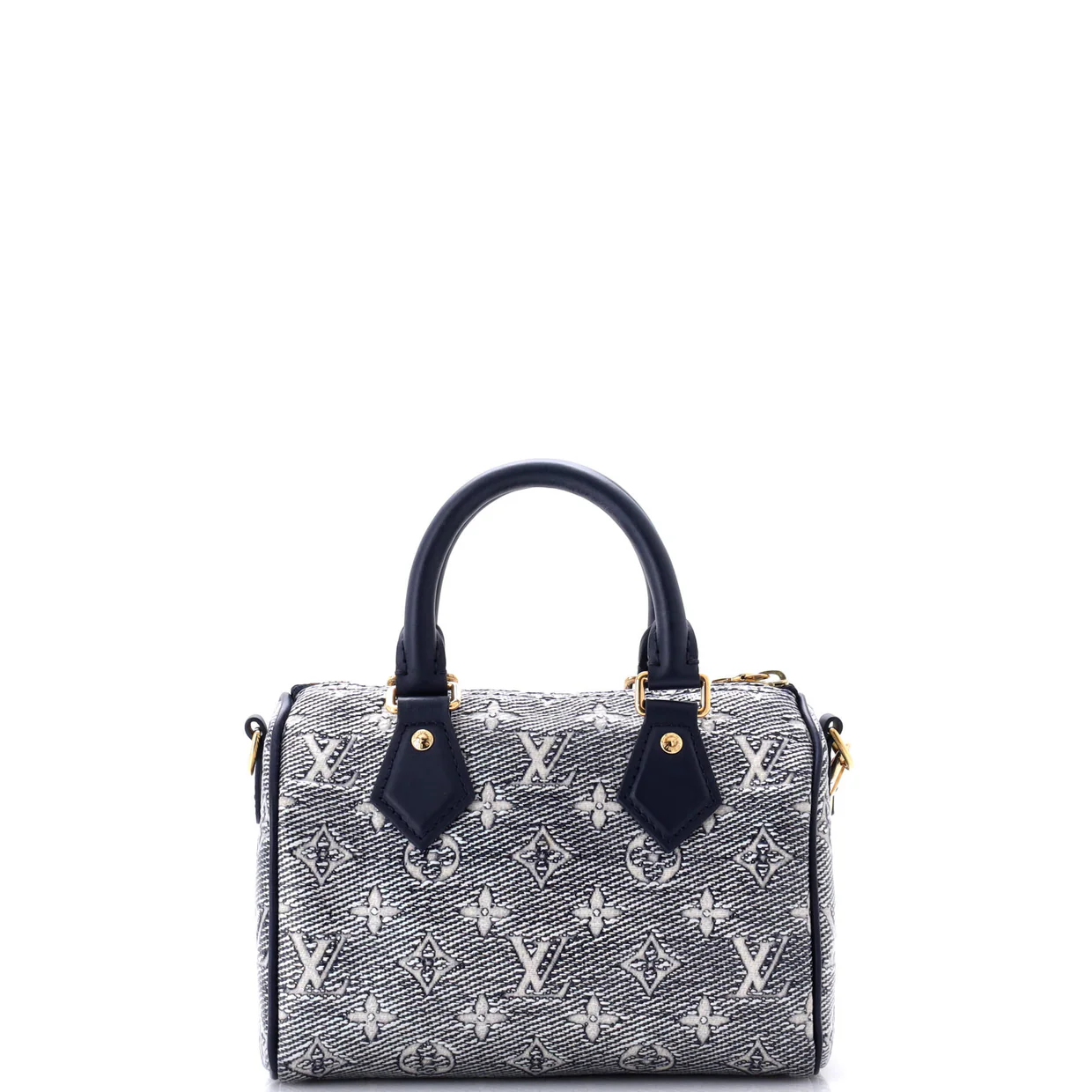 Speedy Bandouliere Bag Monoglam Jacquard Canvas 20 - Deep Luxury