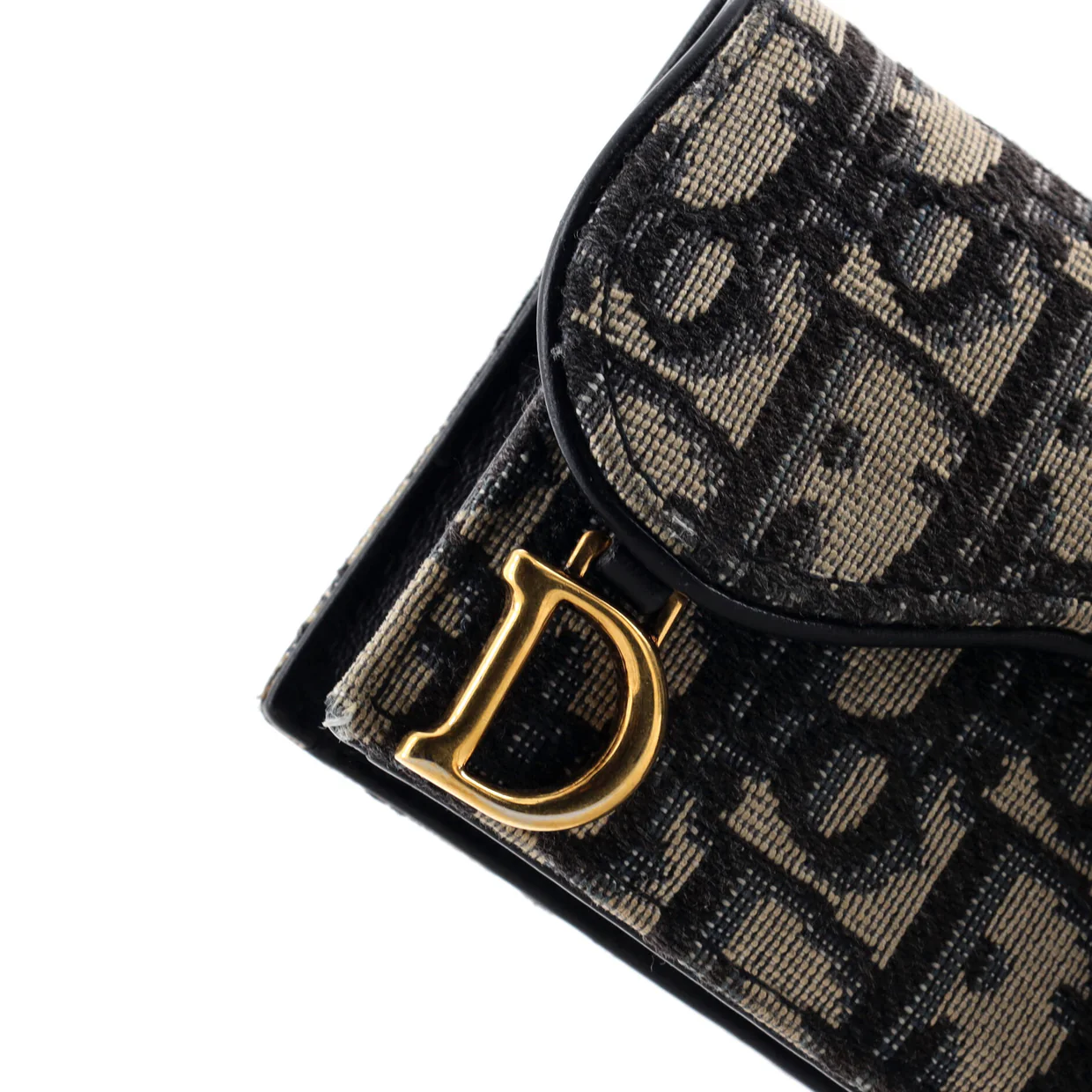 Saddle Card Case Oblique Canvas - Deep Luxury