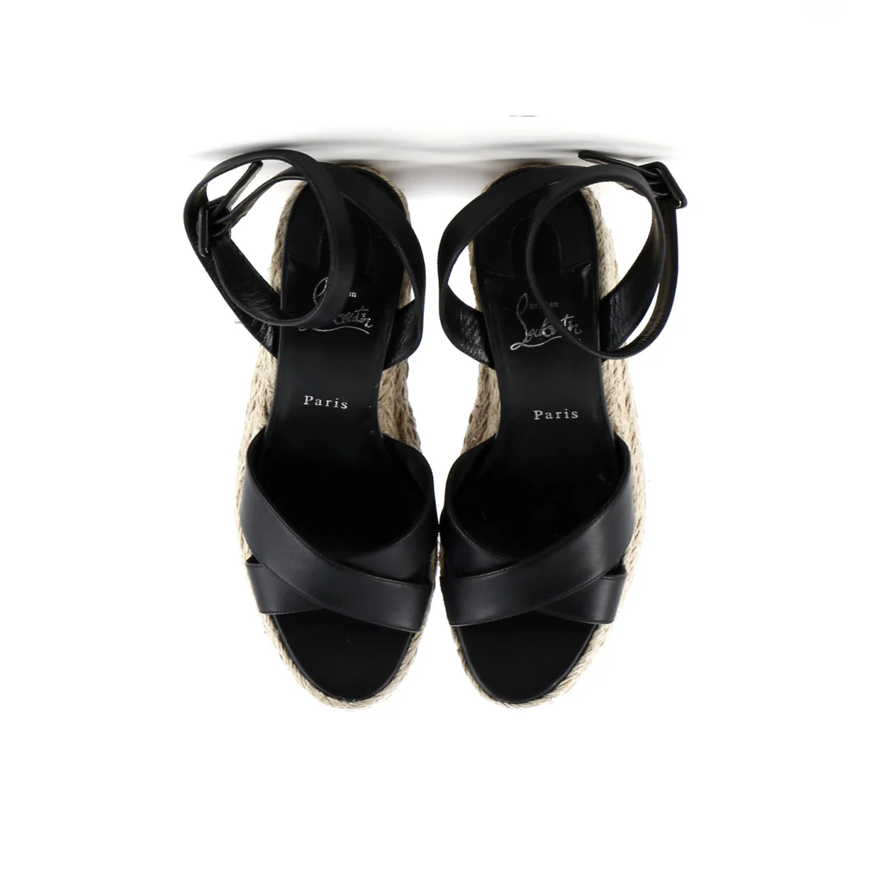 Women's Mariza Zeppa Espadrille Wedge Sandals Leather 130 - Deep Luxury