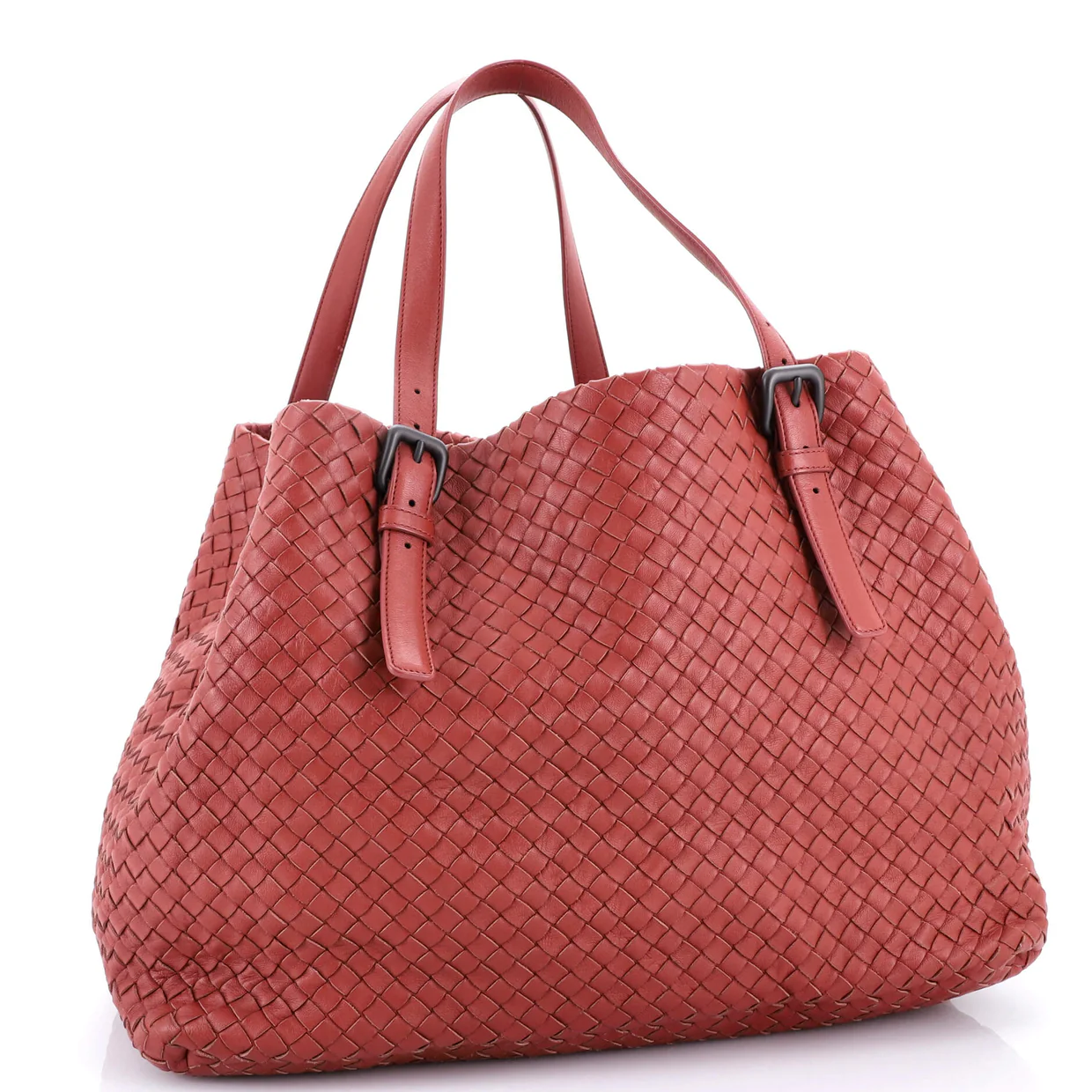 A-Shape Tote Intrecciato Nappa Large - Deep Luxury