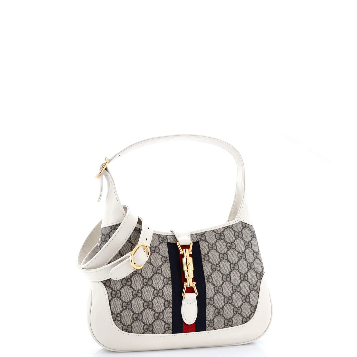 Jackie 1961 Hobo GG Coated Canvas Small - Deep Luxury