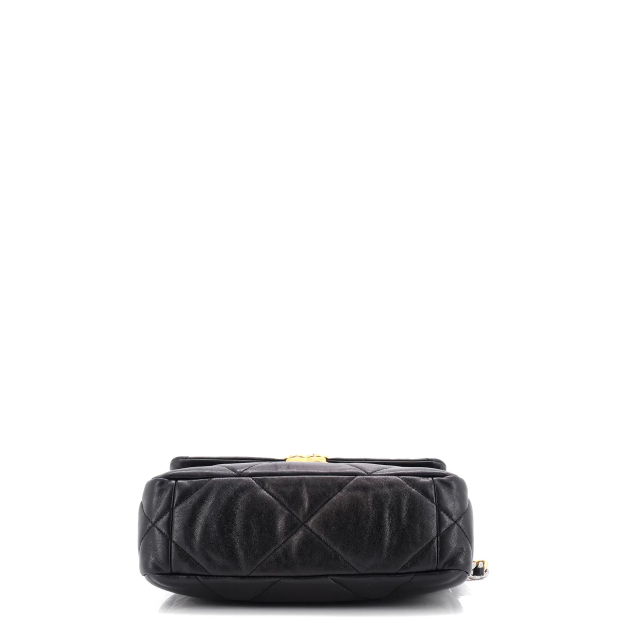 19 Flap Bag Quilted Leather Medium - Deep Luxury