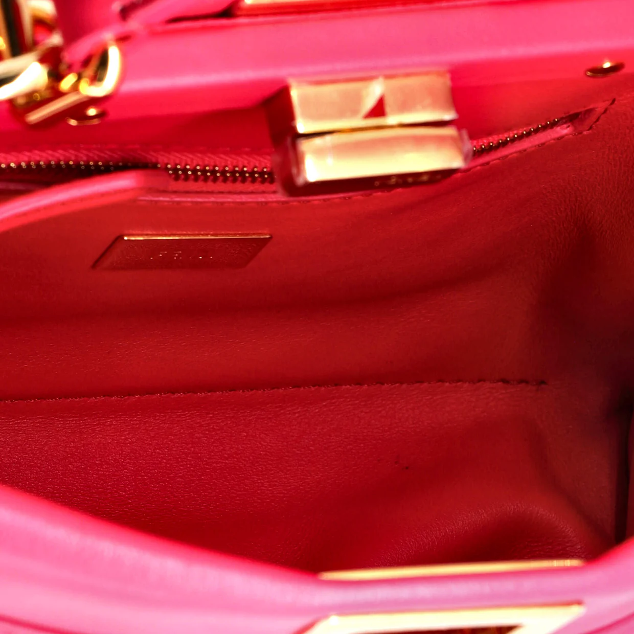 Peekaboo Bag Leather Mini - Deep Luxury