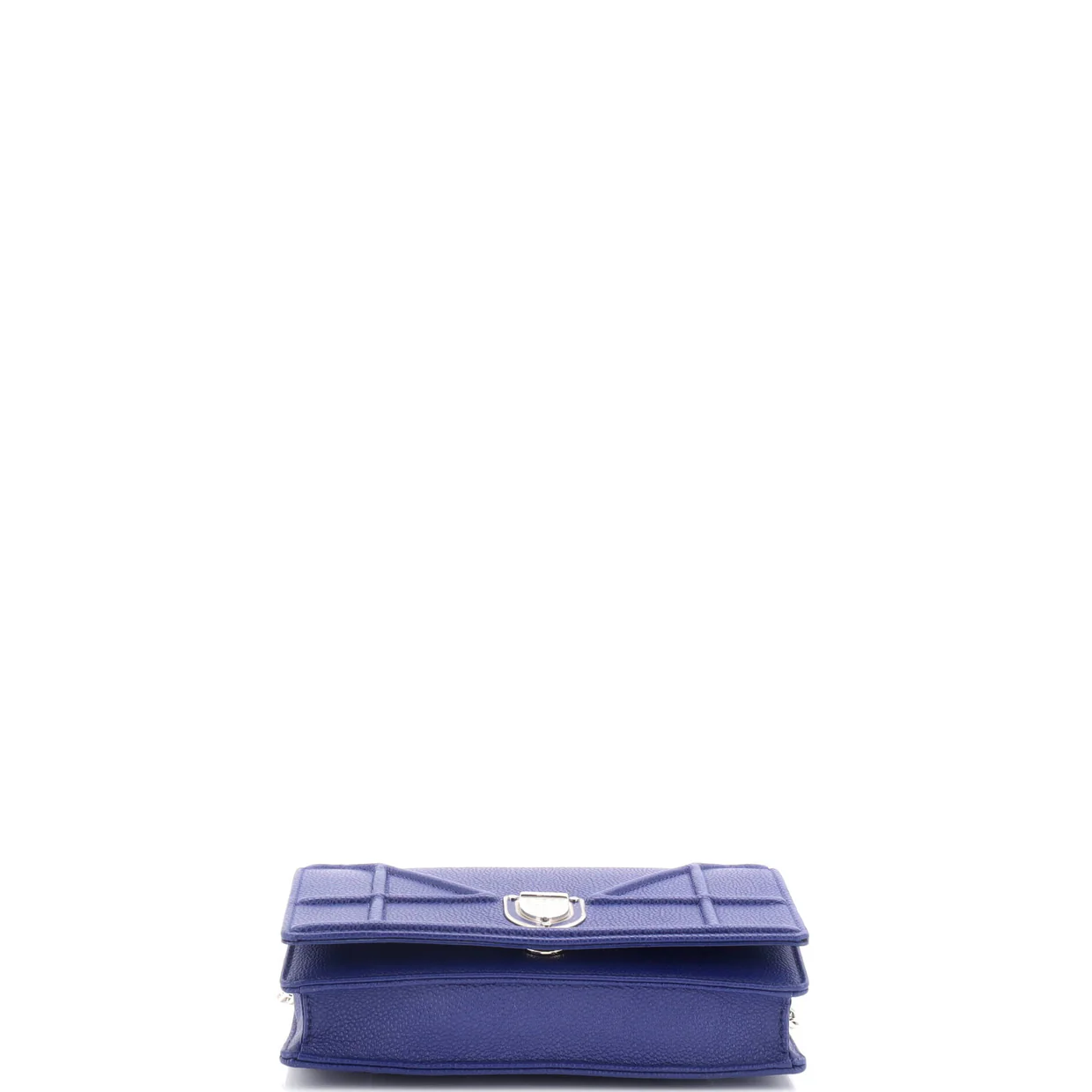 Diorama Wallet on Chain Leather - Deep Luxury