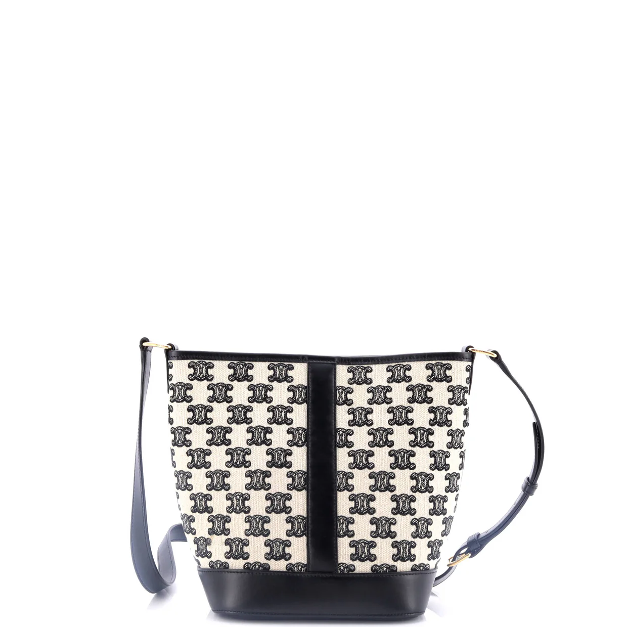 Bucket Shoulder Bag Triomphe Canvas Small - Deep Luxury