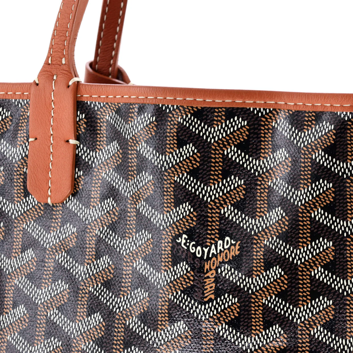 Anjou Reversible Tote Coated Canvas Mini - Deep Luxury