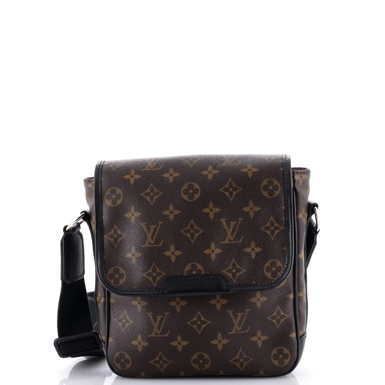Bass Messenger Bag Macassar Monogram Canvas PM - Deep Luxury