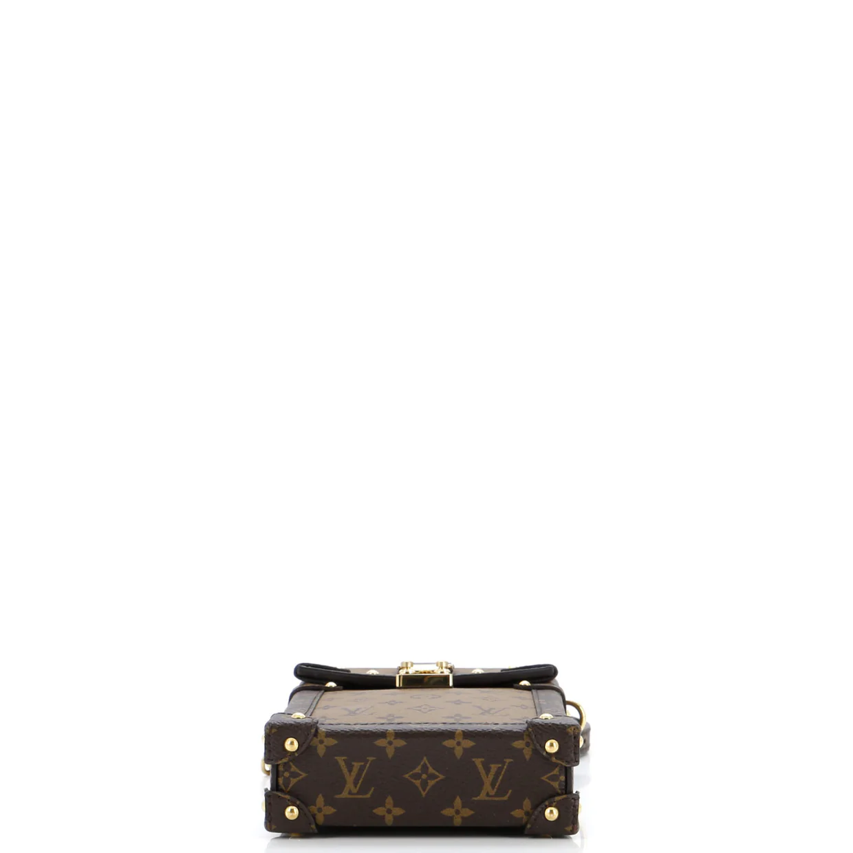 Vertical Trunk Pochette Reverse Monogram Canvas - Deep Luxury