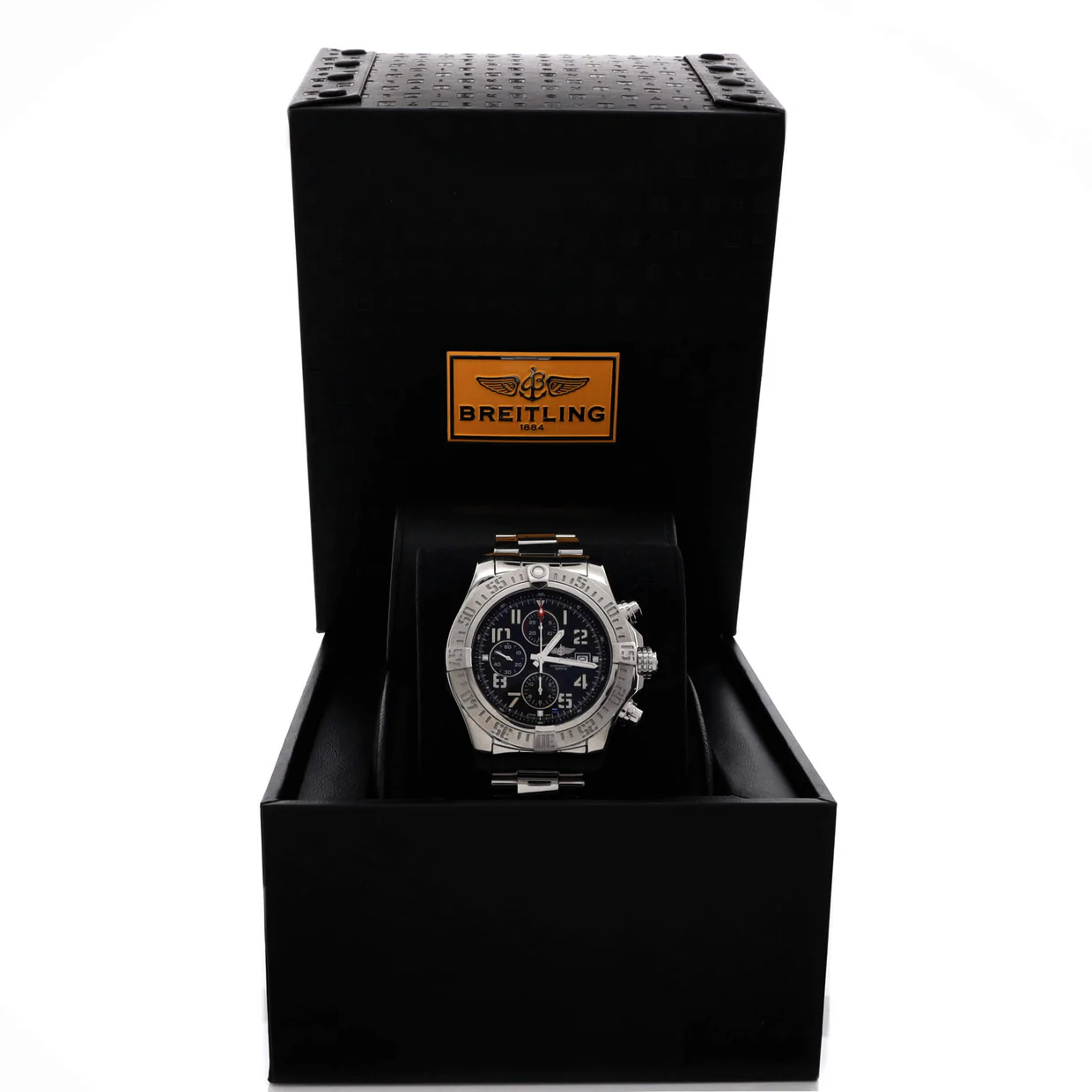 Super Avenger II Chronograph Automatic Watch Stainless Steel 48 - Deep Luxury
