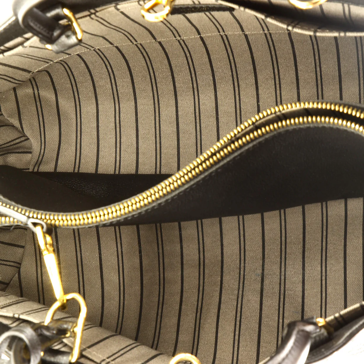 Montaigne Handbag Monogram Empreinte Leather GM - Deep Luxury