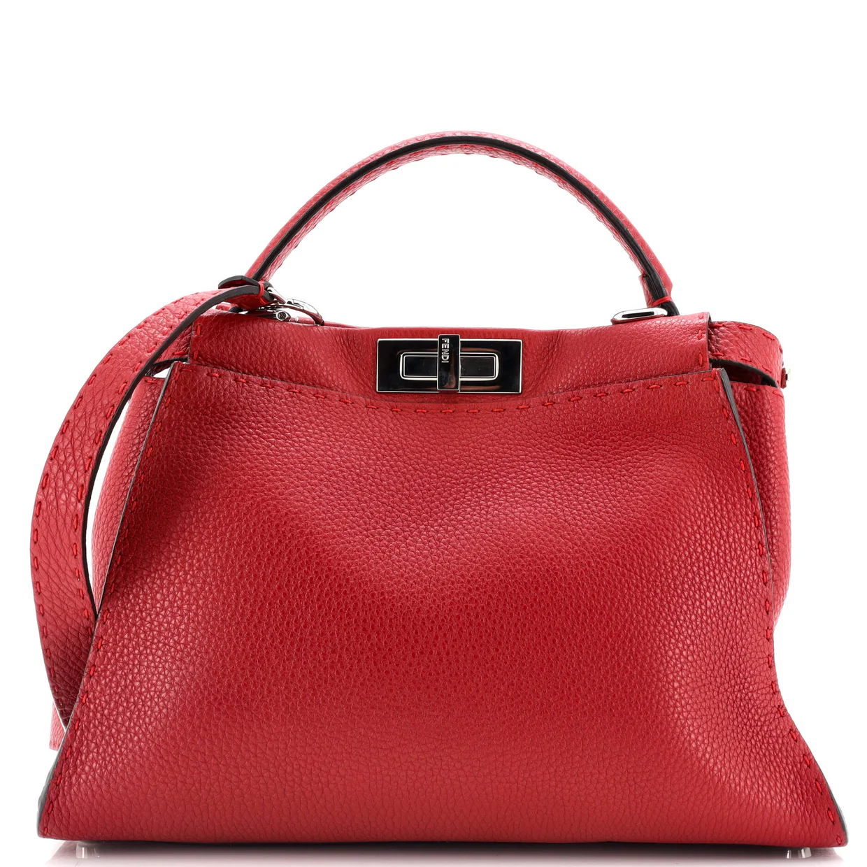 Selleria Peekaboo Bag Leather Medium - Deep Luxury