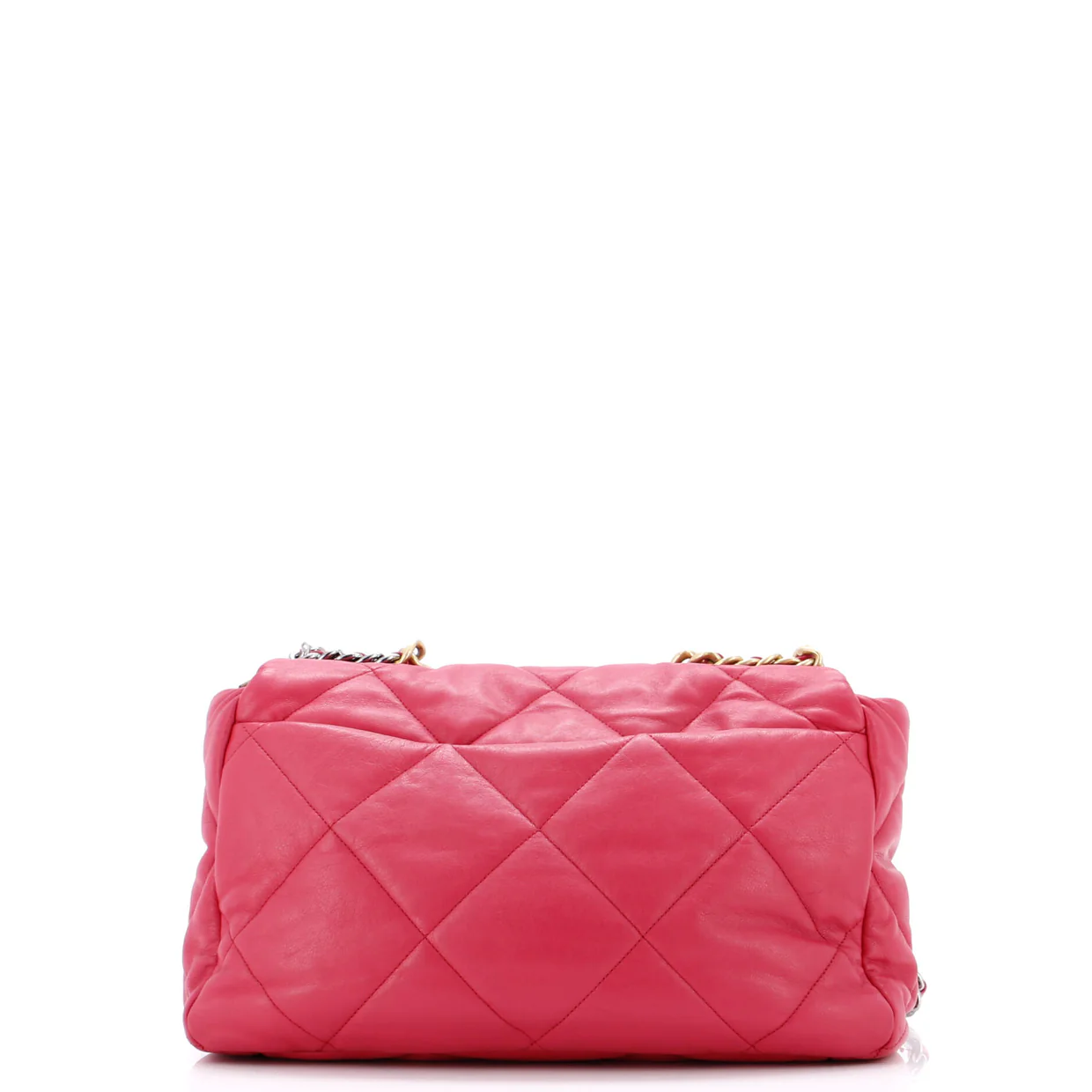 19 Flap Bag Quilted Leather Maxi - Deep Luxury