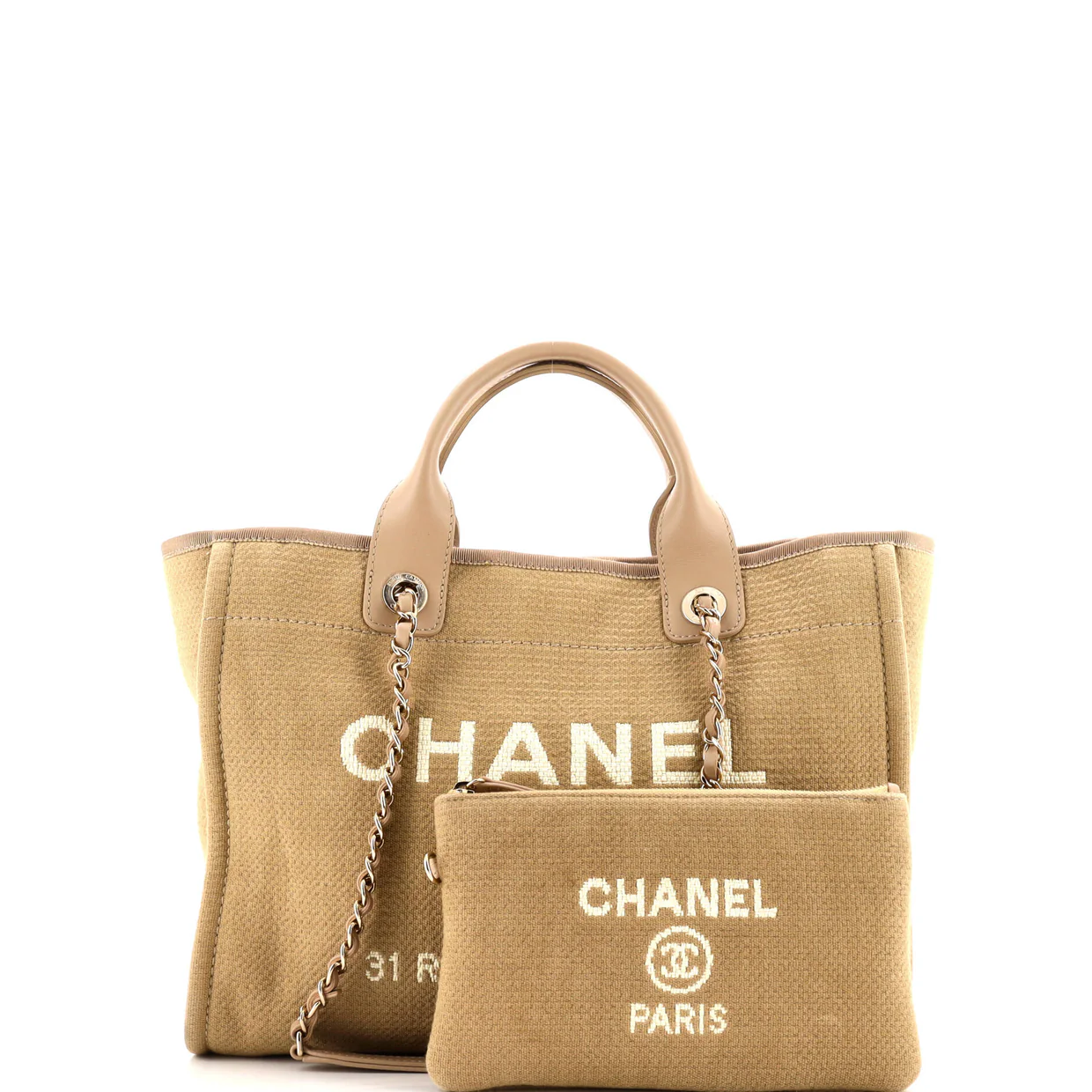 Deauville NM Tote Mixed Fibers Medium - Deep Luxury