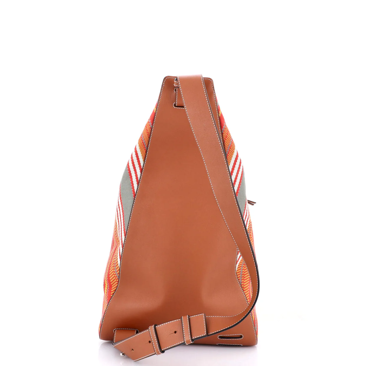 Anton Backpack Striped Canvas Small - Deep Luxury