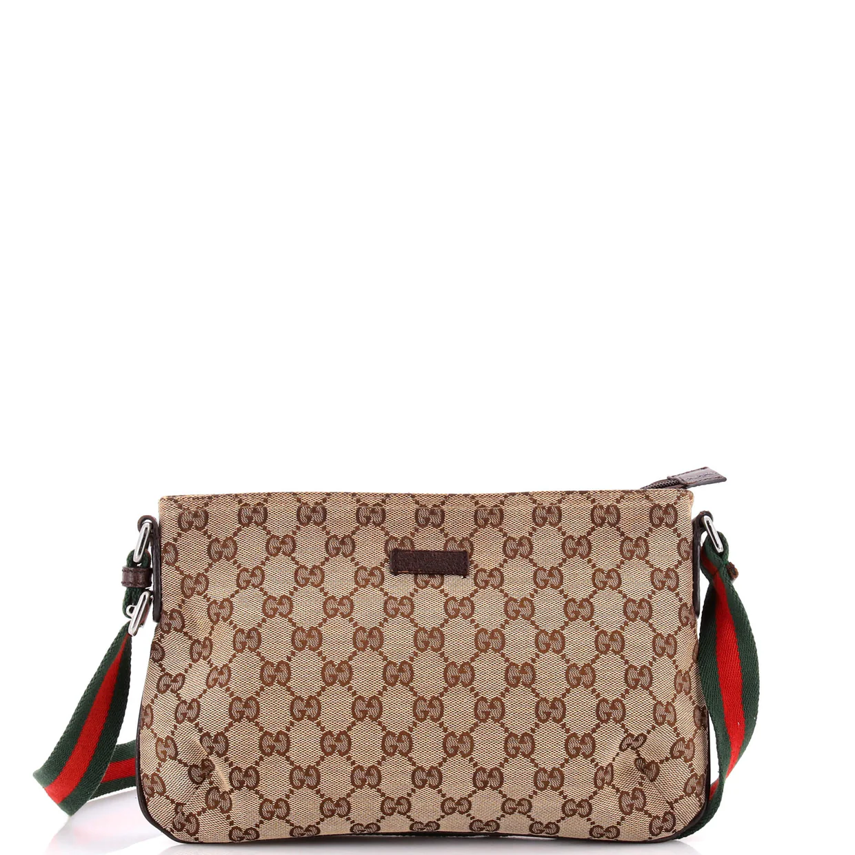 Web Strap Messenger Bag GG Canvas Small - Deep Luxury
