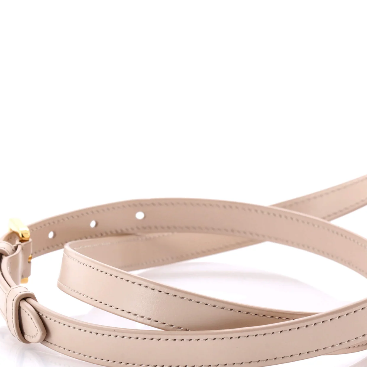 CD Signature Vanity Case Leather Small - Deep Luxury