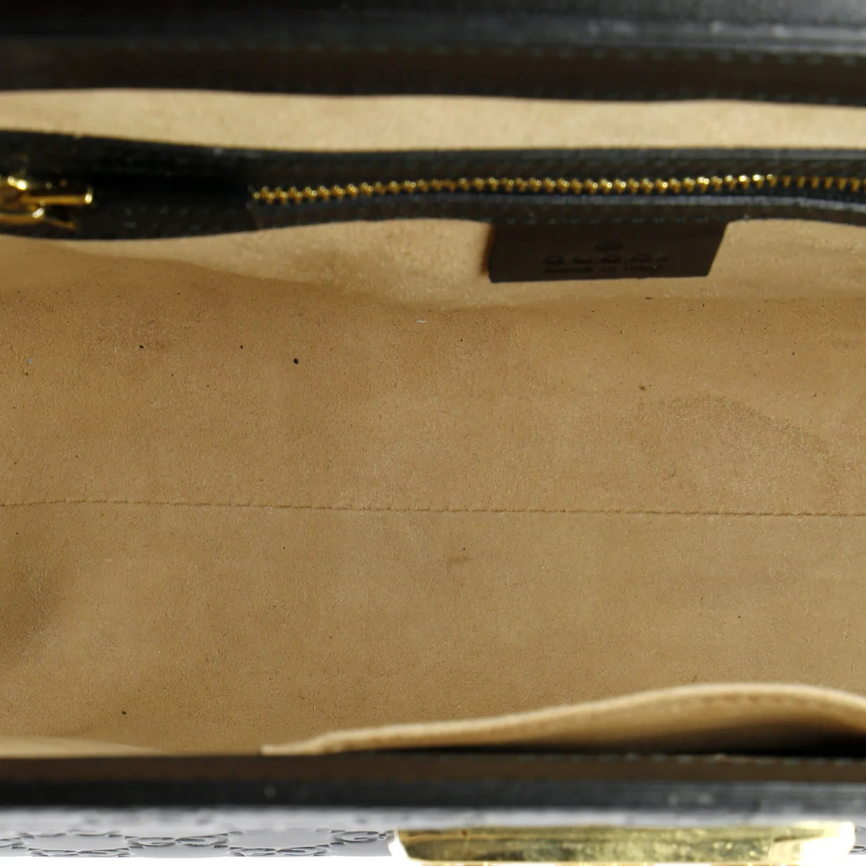 Padlock Top Handle Bag Guccissima Leather Small - Deep Luxury