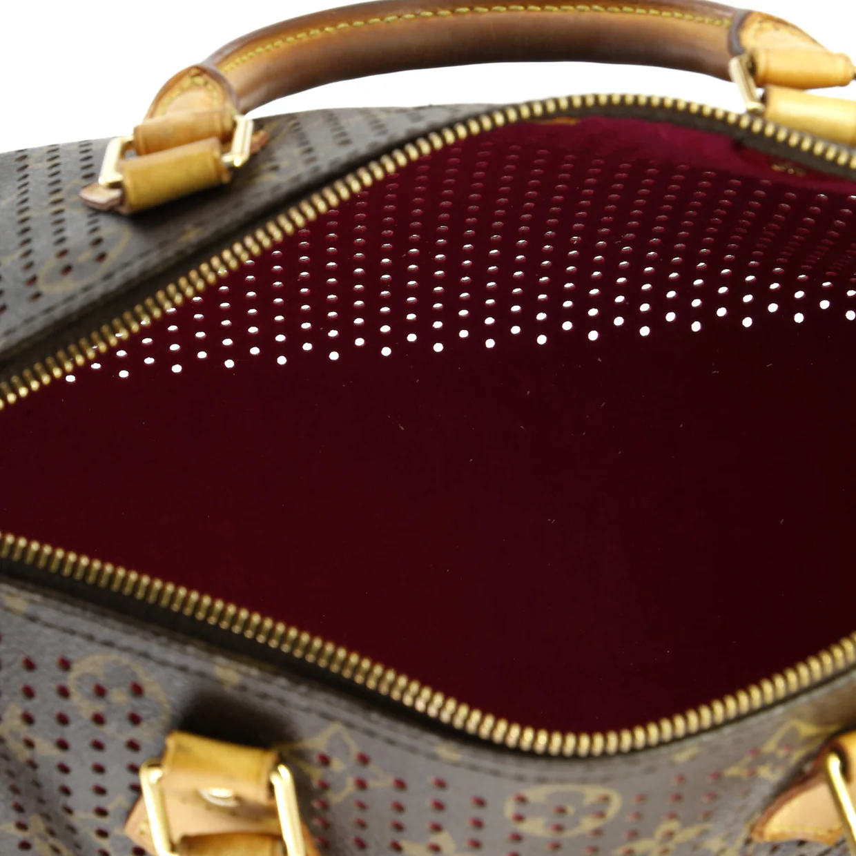 Speedy Handbag Perforated Monogram Canvas 30 - Deep Luxury