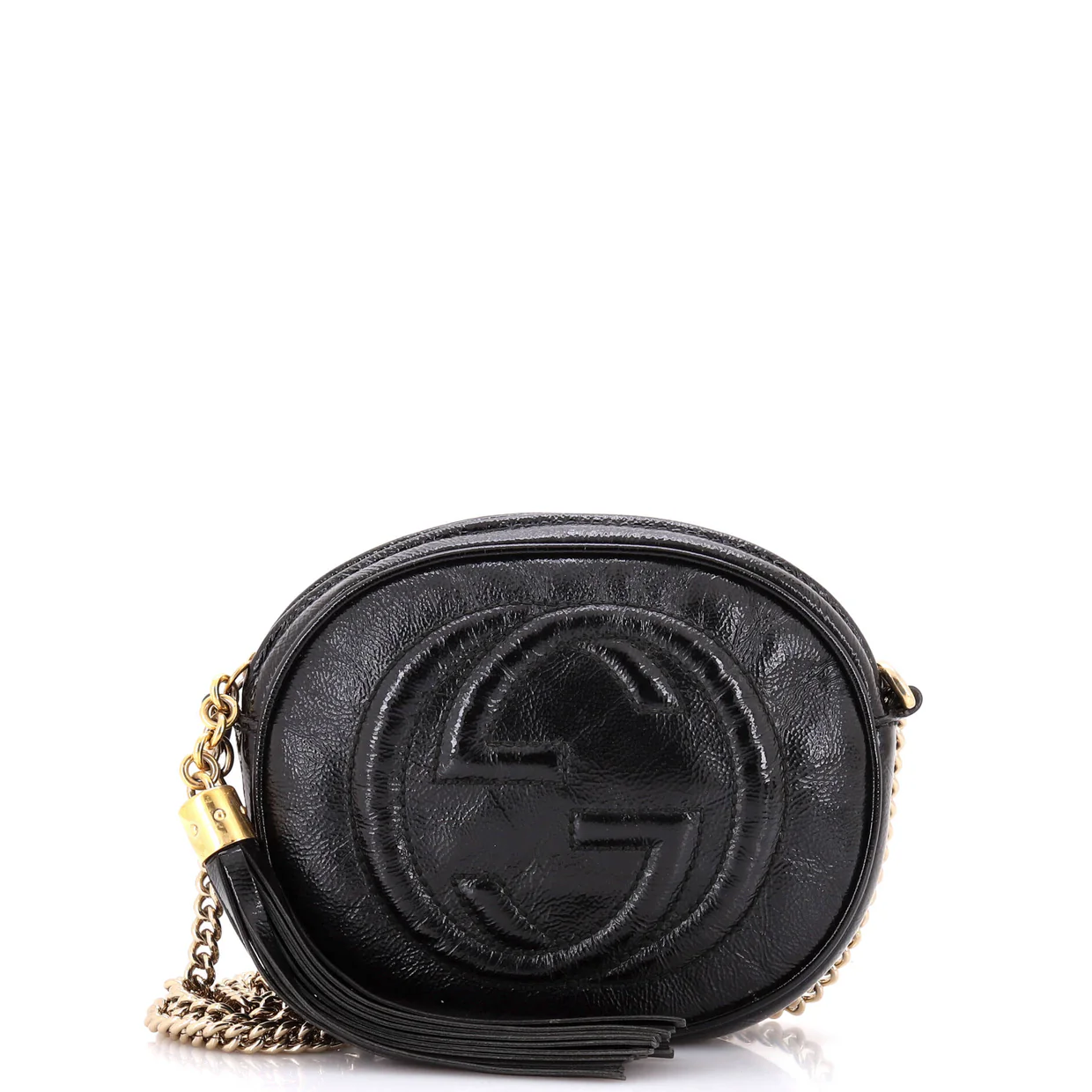 Soho Chain Bag Patent Mini - Deep Luxury