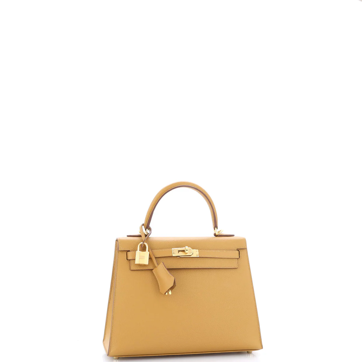 Kelly Handbag Sesame Epsom with Gold Hardware 25 - Deep Luxury