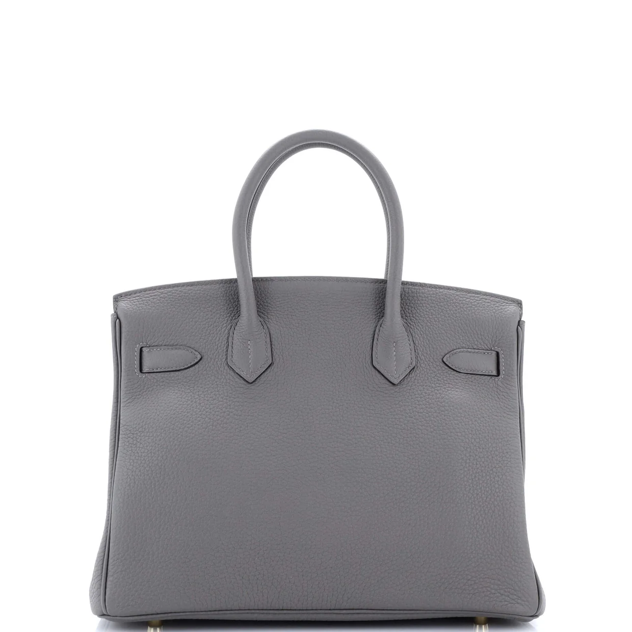 Birkin Handbag Grey Togo with Gold Hardware 30 - Deep Luxury