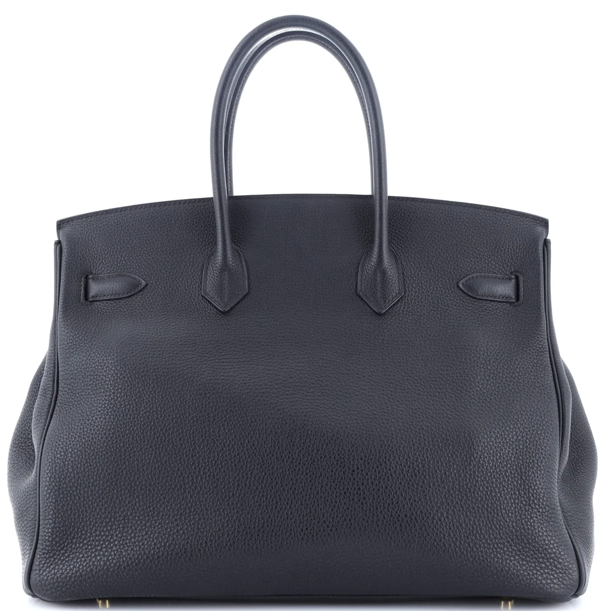 Birkin Handbag Noir Togo with Gold Hardware 35 - Deep Luxury