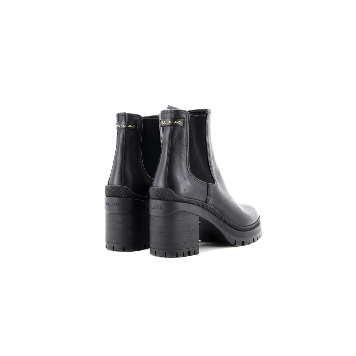 Women's Block Heeled Chelsea Boots Leather - Deep Luxury