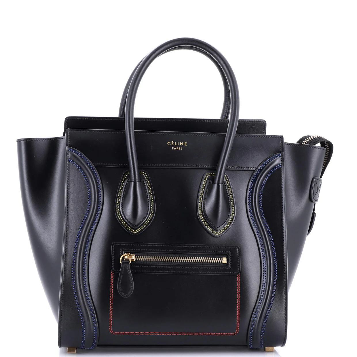 Luggage Bag Smooth Leather Micro - Deep Luxury