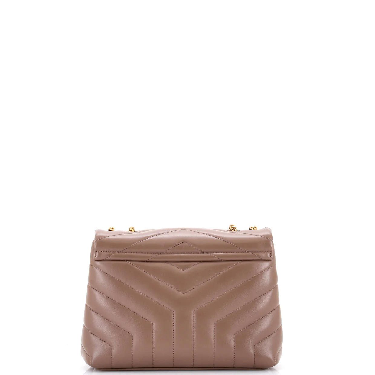 Loulou Shoulder Bag Matelasse Chevron Leather Small - Deep Luxury