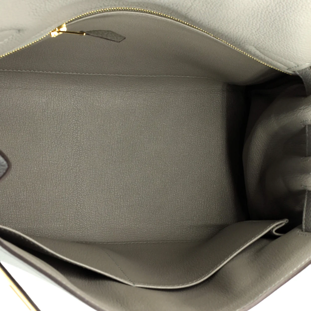 Kelly Handbag Grey Togo with Gold Hardware 28 - Deep Luxury