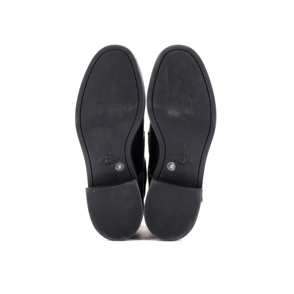 Women's GG Marmont Lace Up Ankle Boots Jumbo GG Canvas and Leather - Deep Luxury