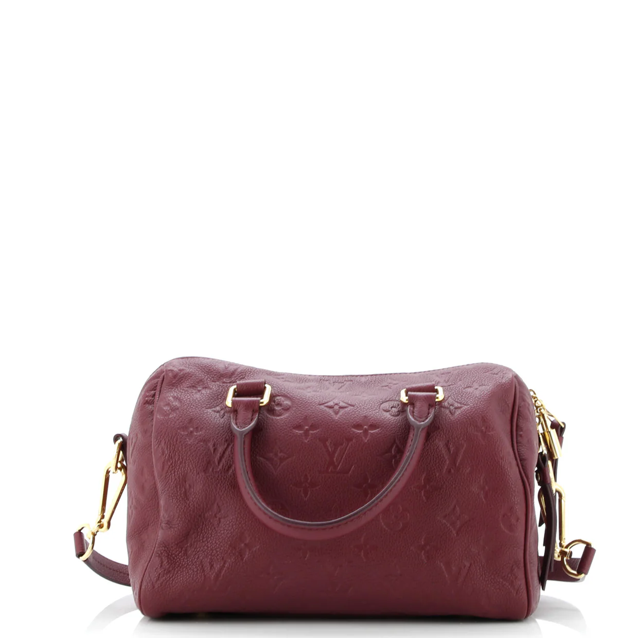 Speedy Bandouliere Bag Monogram Empreinte Leather 25 - Deep Luxury