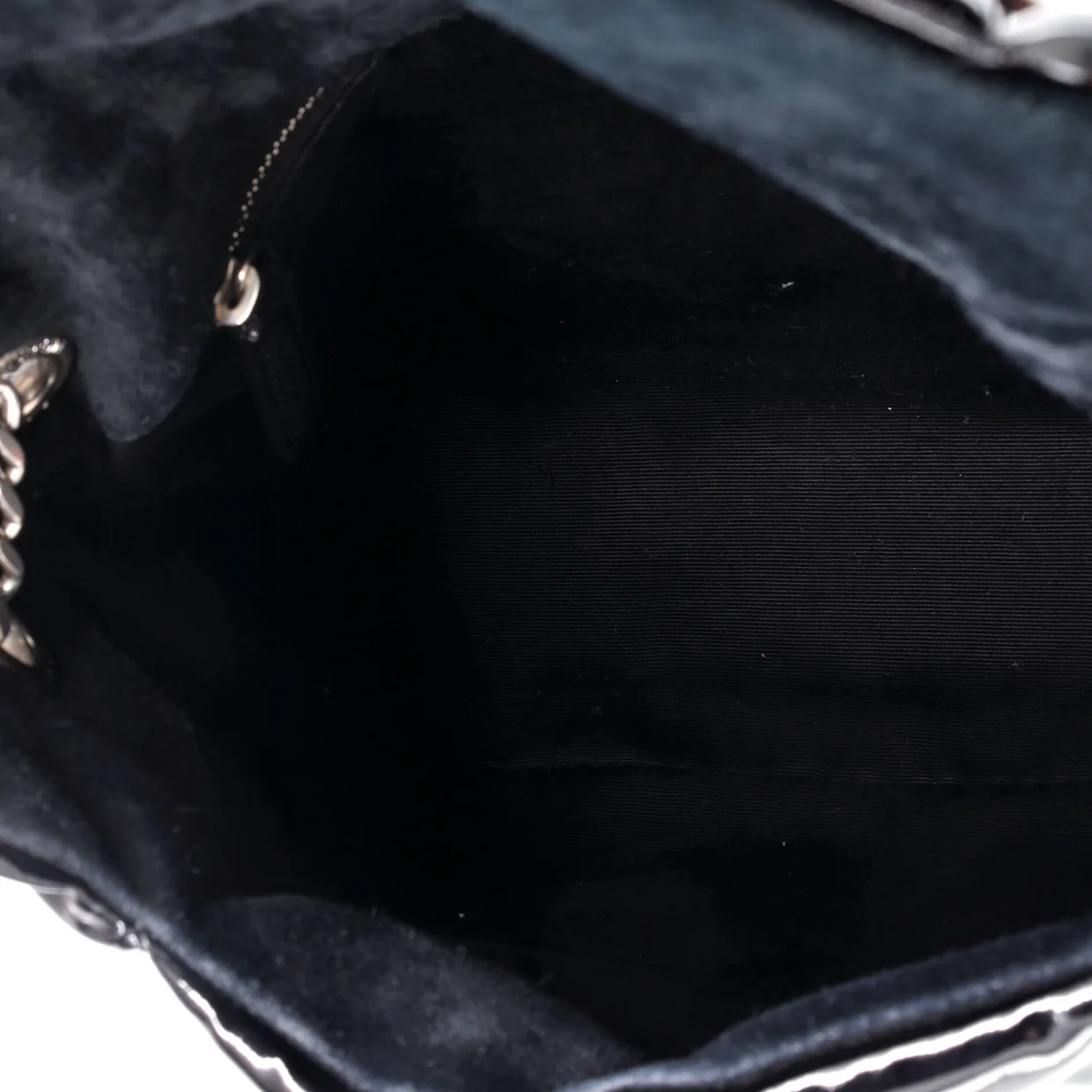 Loulou Puffer Shoulder Bag Quilted Patent Small - Deep Luxury