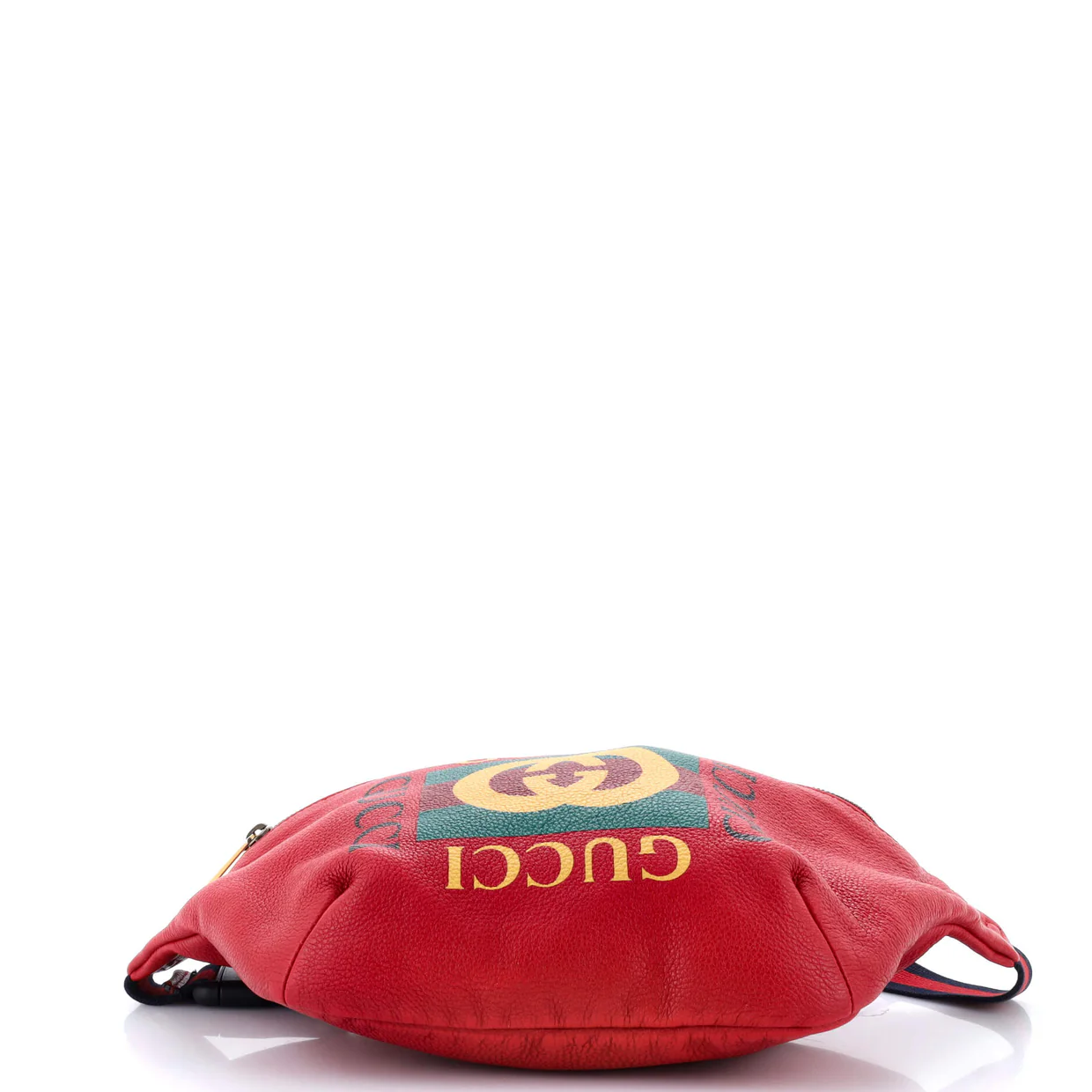 Logo Belt Bag Printed Leather Medium - Deep Luxury