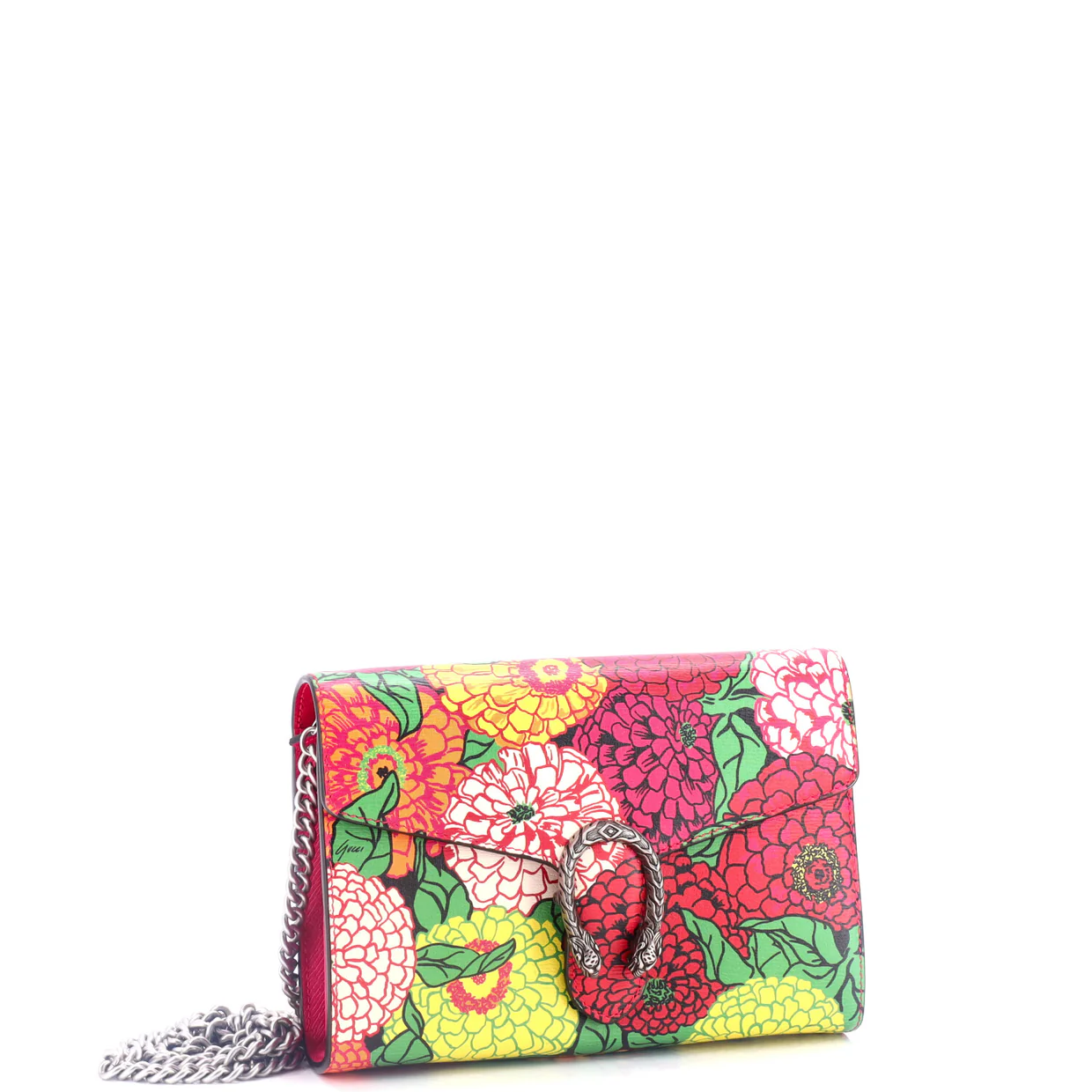 x Ken Scott Dionysus Wallet on Chain Printed Leather Small - Deep Luxury