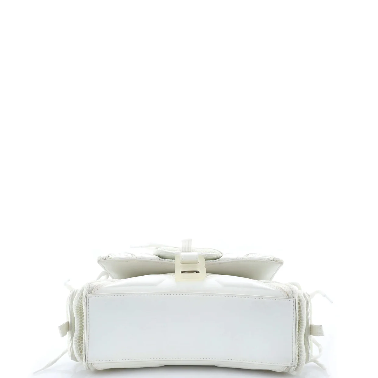 SneakerHead Top Handle Bag Mesh and Faux Leather Small - Deep Luxury